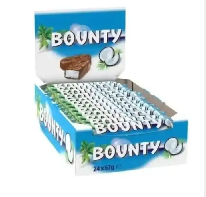 Coconut Chocolate Candy Bars - 57g X 24 Bars(1 Pack)