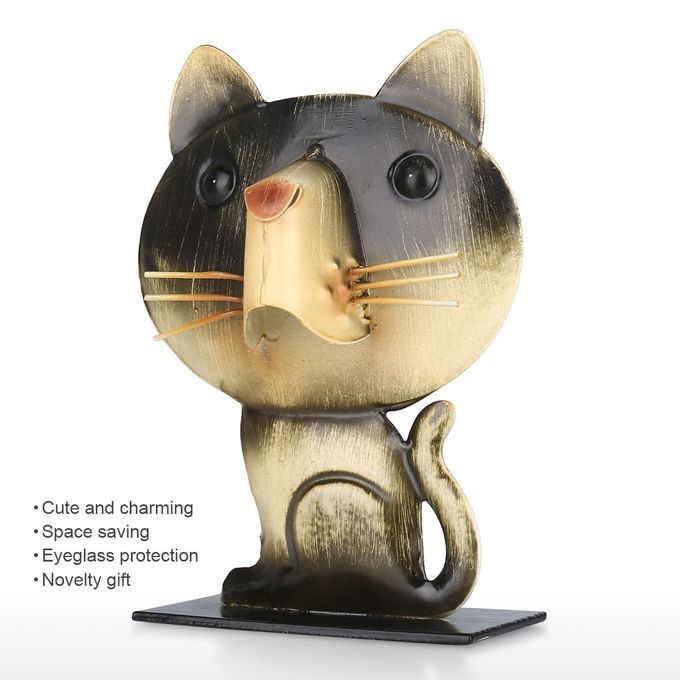Cat Shaped Eyeglass Rack Glasses Eyewear Holder Animal-