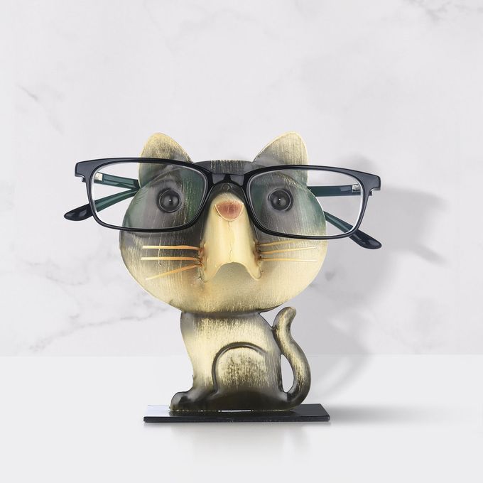 Cat Shaped Eyeglass Rack Glasses Eyewear Holder Animal-