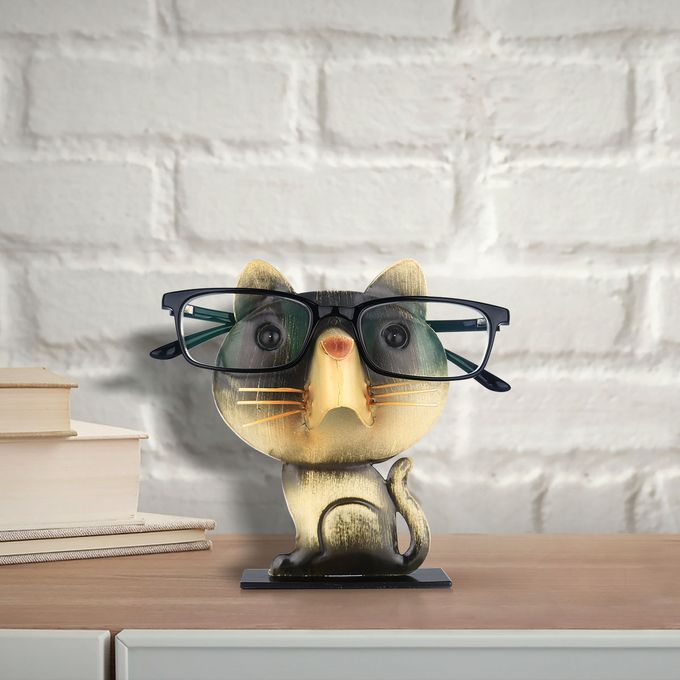 Cat Shaped Eyeglass Rack Glasses Eyewear Holder Animal-