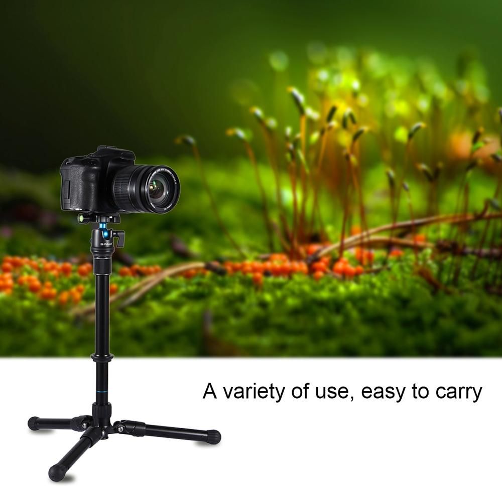PULUZ Tripod Mount Monopod Extension Rod Adjustable Length Camera Accessories for DSLR & SLR Cameras