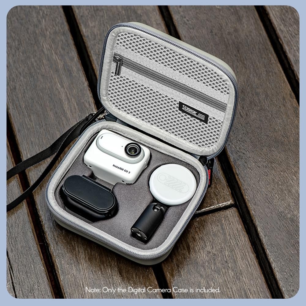 STARTRC Sports Camera Case Digital Camera Case Portable Storage Bag for Camera Protective Bag for Digital Camera with Semi-open Design Compatible with Insta360 GO3