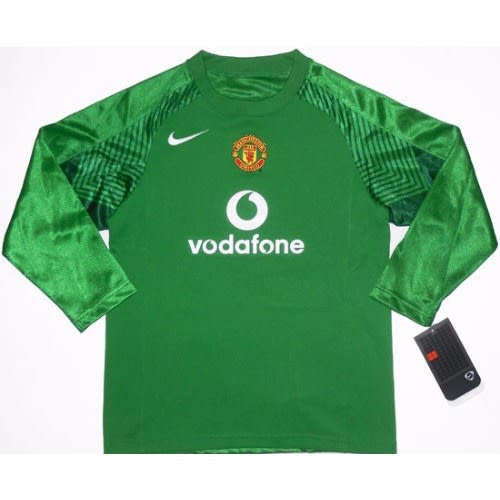 2005-06 Manchester United GK Full Boys Kit - Green