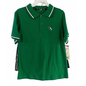 2 Piece Set Boys Polo with Short - Green