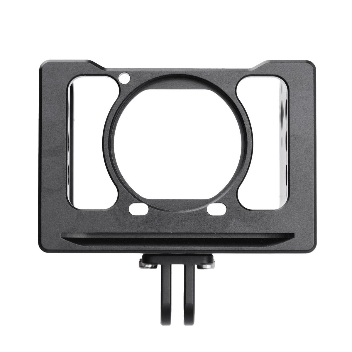 Aluminum Alloy Camera Vlog Cage Protective Camera Cage with 1/4 3/8 Inch Screw Holes Compatible with Sony RX0 II Digital Camera Microphone Tripod Fill Light