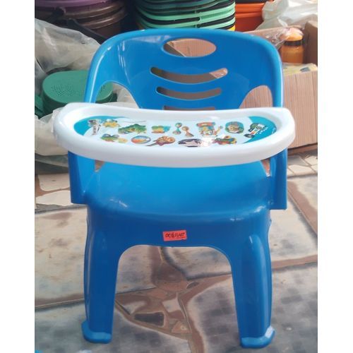 Children Plastic Chair With Attached Table