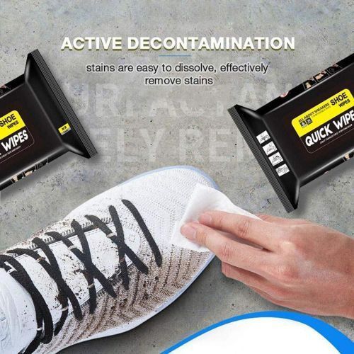 Disposable Quick Shoes Cleaning Wet Wipes Shoe Wipes