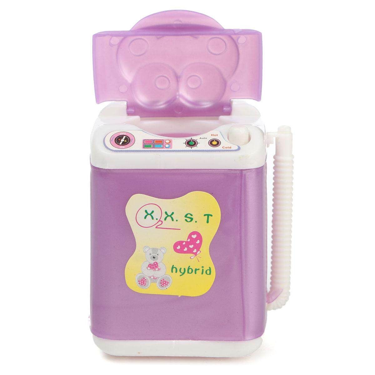 Dollhouse Washing Machine Washer Laundry Room Furniture Gift For Barbie Dolls