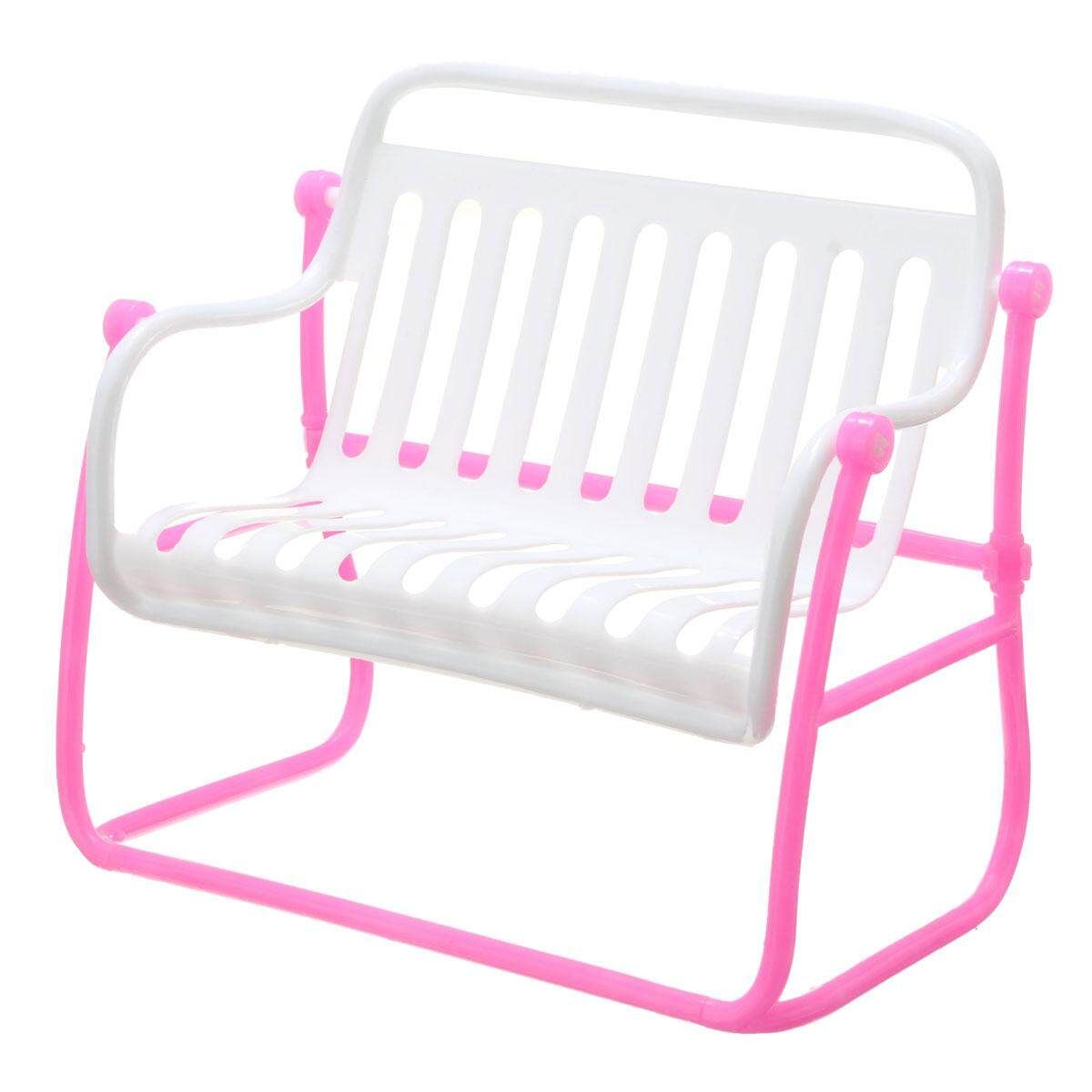 Kid Girl Barbie Doll Furniture Chair Bench Toy Accessories Living Room Dollhouse