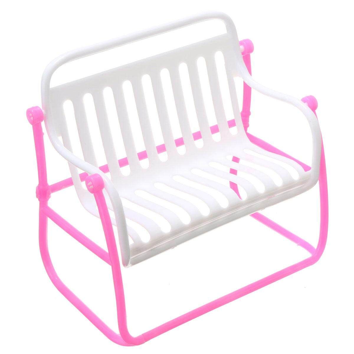 Kid Girl Barbie Doll Furniture Chair Bench Toy Accessories Living Room Dollhouse