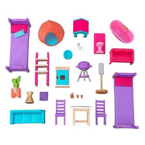 Pool Party Mansion Doll House