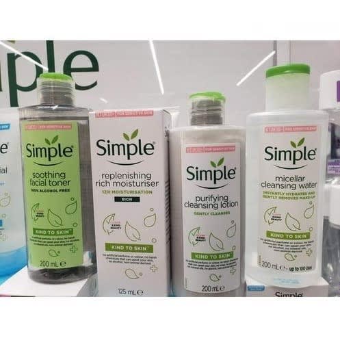Simple Body Care Set - 4pcs /125ml