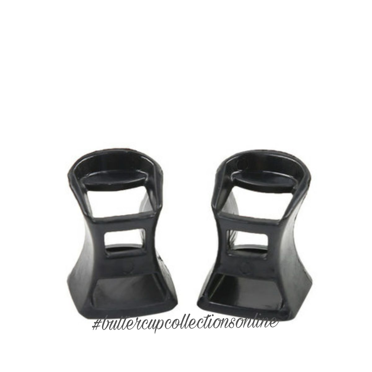 High Heel Protector Stiletto Stopper (Medium) 1 Pair - Black