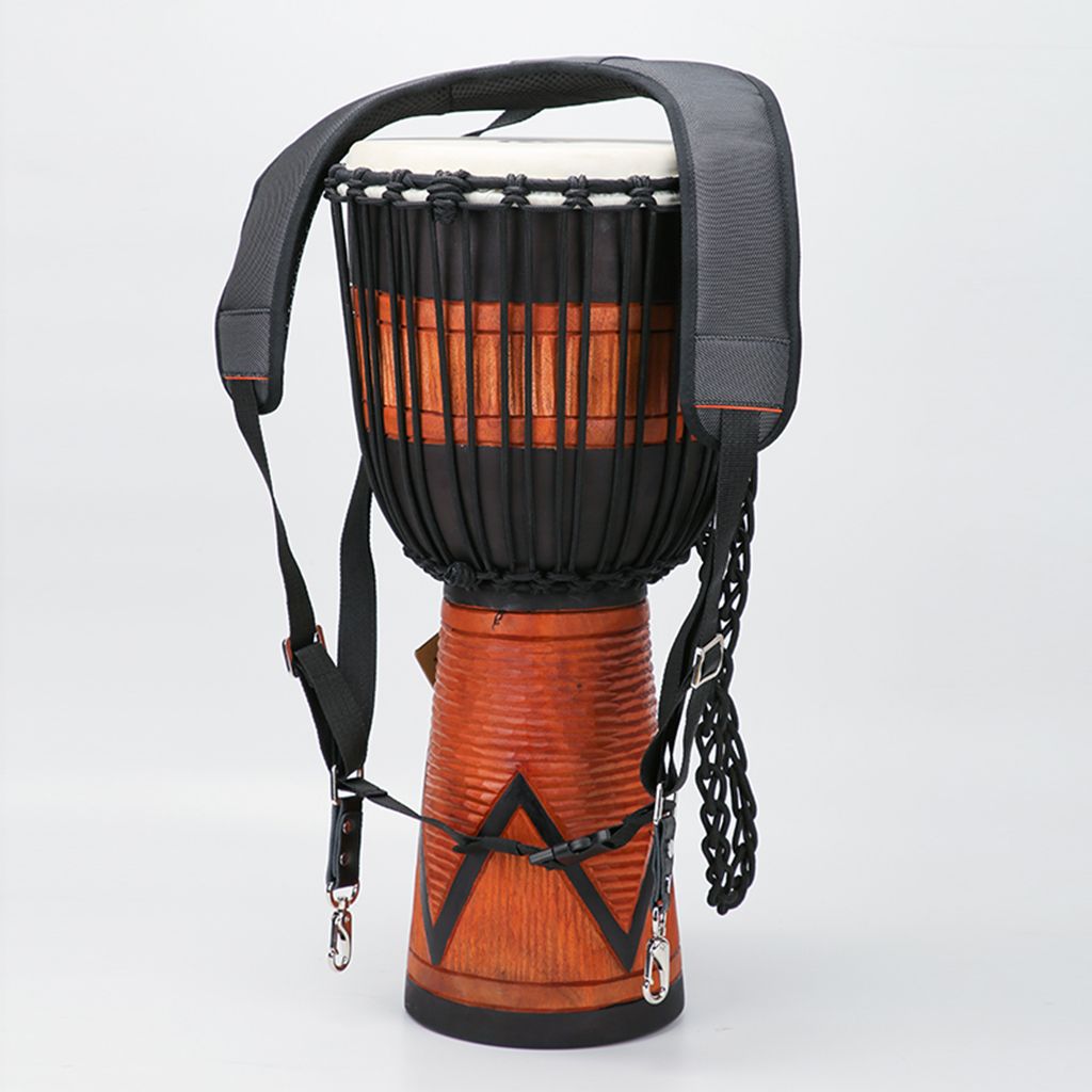 Djembe Shoulder Adjustable Drum African Thickened Padded