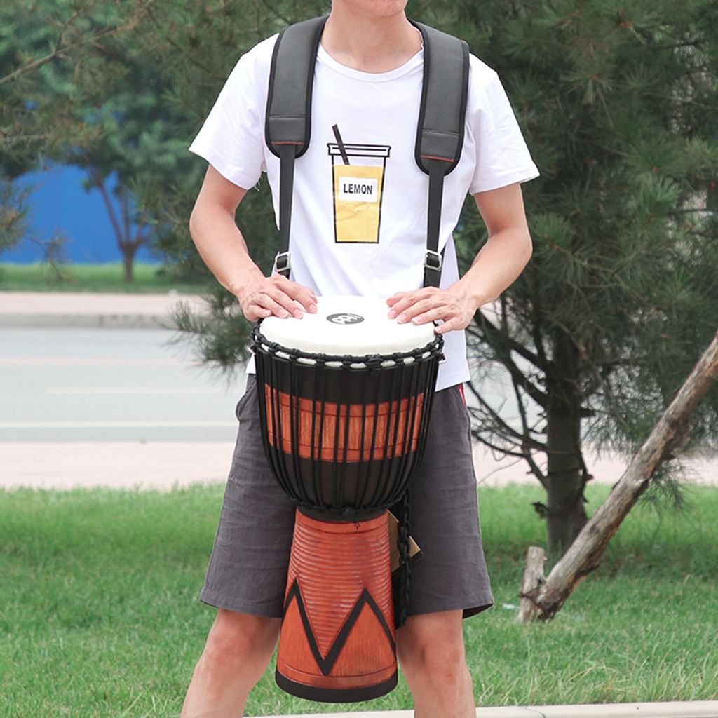 Djembe Shoulder Adjustable Drum African Thickened Padded