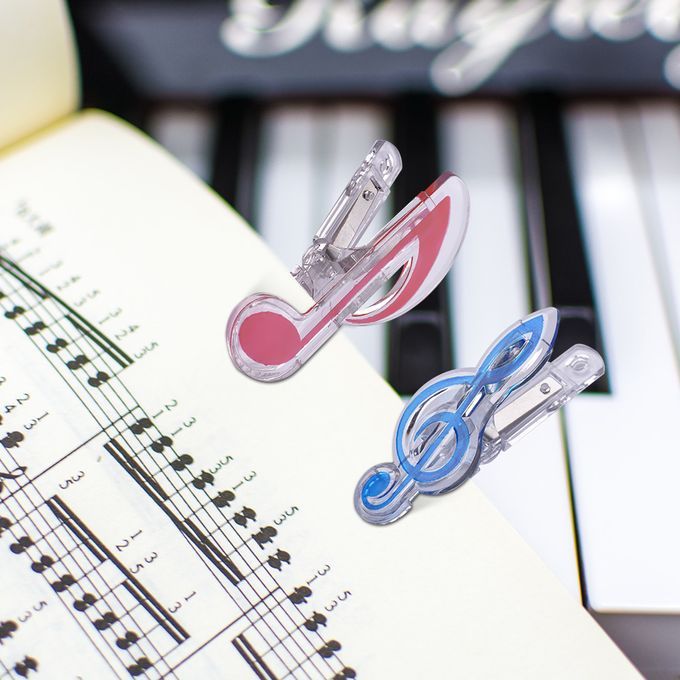 Music Clip Piano Book Page Clip Eighth Note Clips Bookmarks