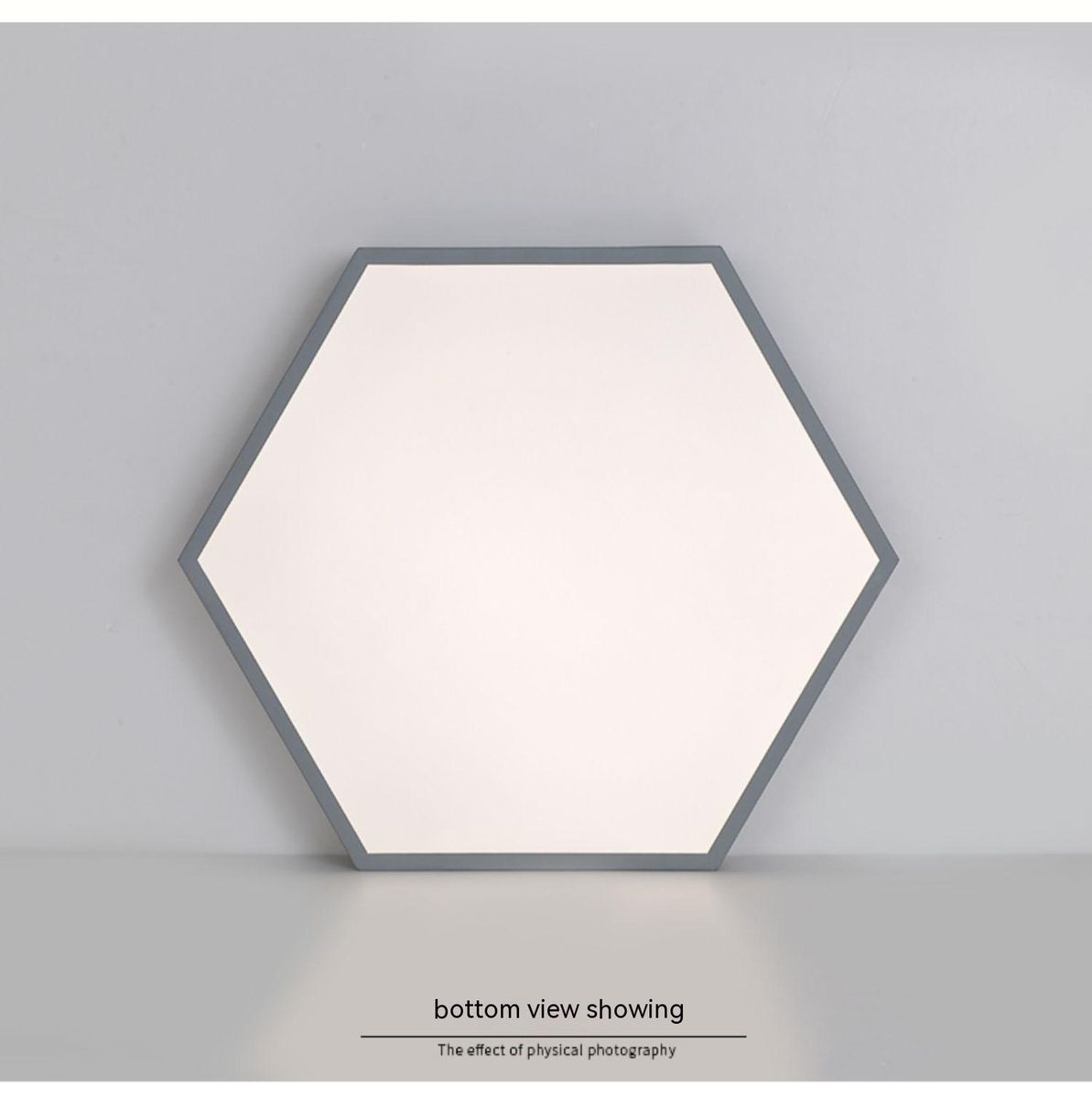 Modern minimalist hexagonal LED bedroom ceiling light