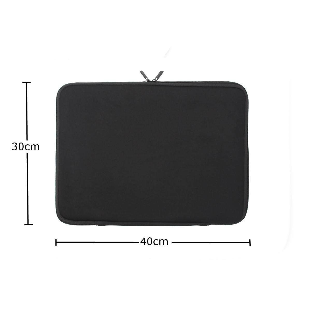 Black 15" Laptop Sleeve Bag Case Cover For 15.4" 15.6" Dell Acer Toshiba Asus