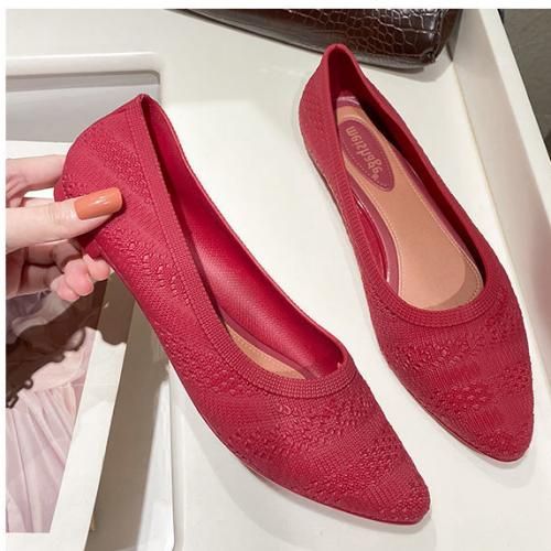 Waterproof Rain Boots Low-top Gelatin Jelly Shoes Non-slip Sandals Red