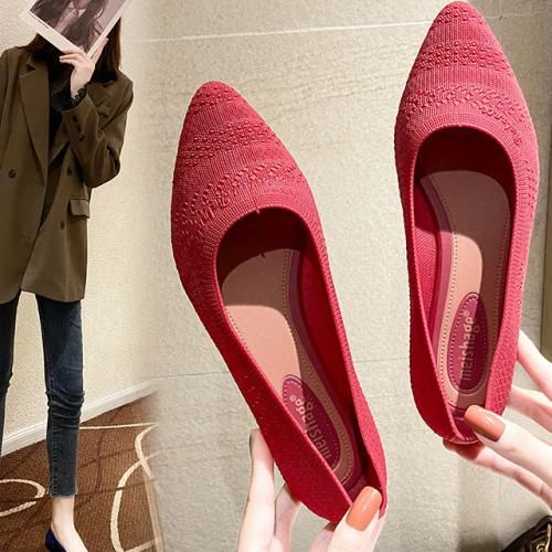 Waterproof Rain Boots Low-top Gelatin Jelly Shoes Non-slip Sandals Red