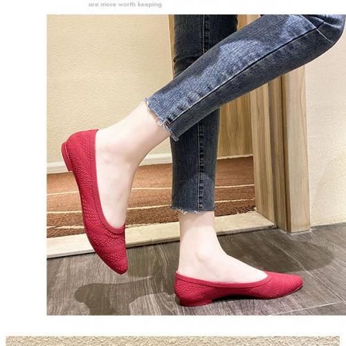 Waterproof Rain Boots Low-top Gelatin Jelly Shoes Non-slip Sandals Red