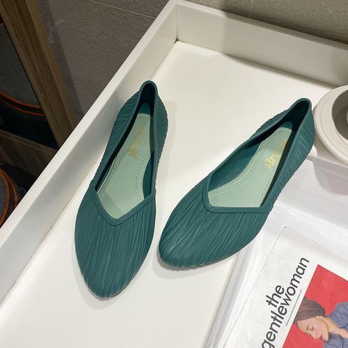 Sandals Waterproof Rain Boots Low-top Gelatin Fashion Jelly Shoes Non-slip