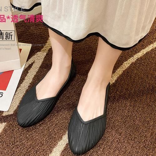 Sandals Non-slip Waterproof Rain Boots Low-top Gelatin Jelly Shoes Black