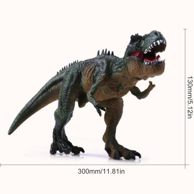 Tyrannosaurus Dinosaur A Tion Figure Hard Rubber Toy With Sound Toys For Boys-Tyrannosaurus Rex-13*30cm