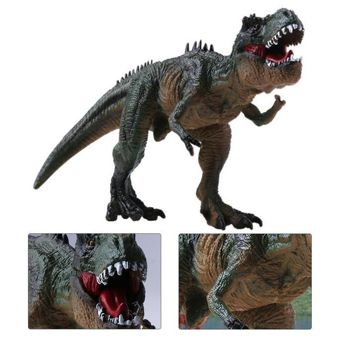 Tyrannosaurus Dinosaur A Tion Figure Hard Rubber Toy With Sound Toys For Boys-Tyrannosaurus Rex-13*30cm