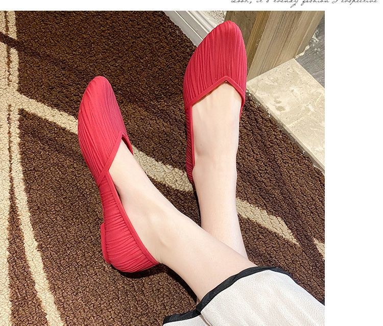 Sandals Non-slip Waterproof Rain Boots Low-top Gelatin Jelly Shoes Red