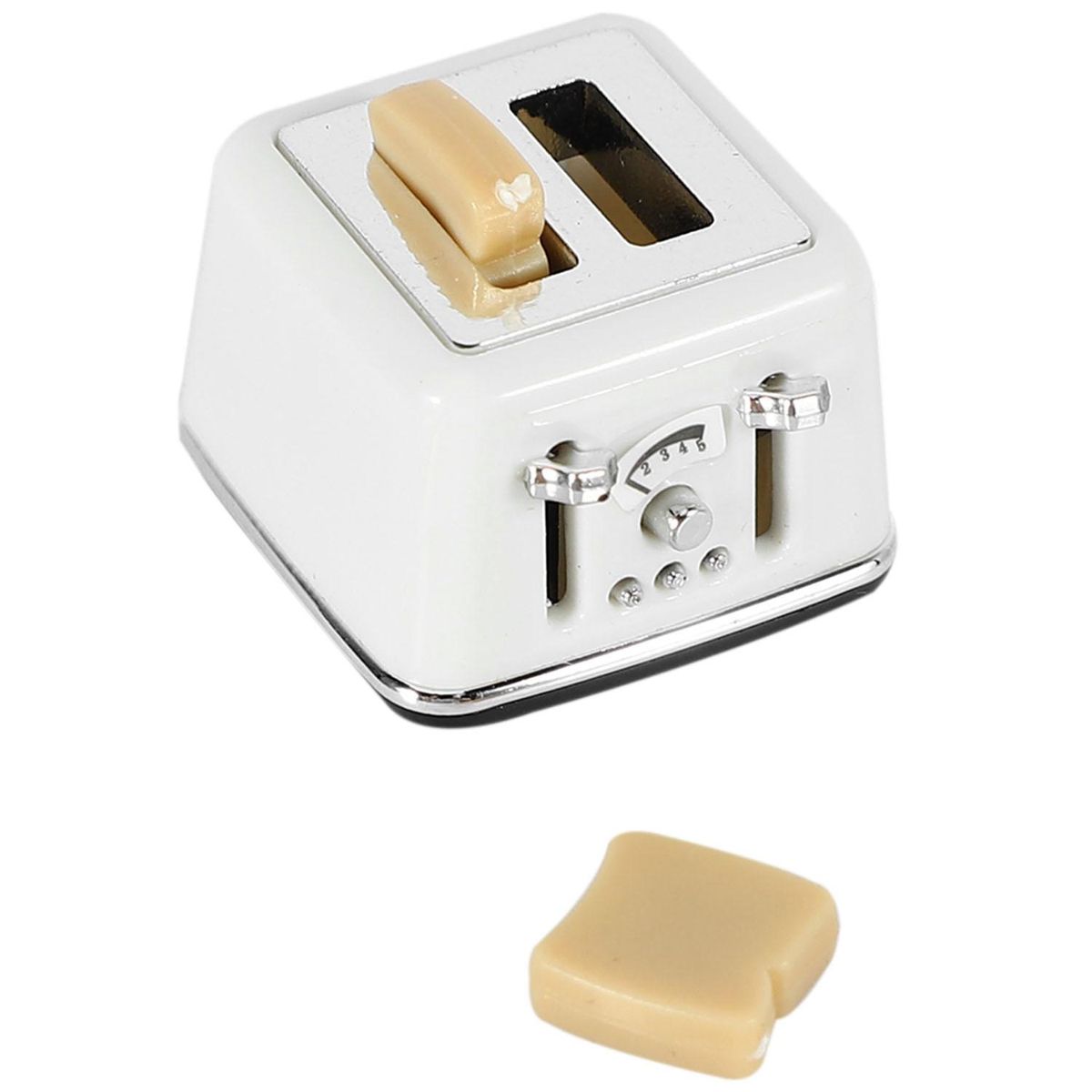 1/12 Scale Bread Machine with Toast Miniature