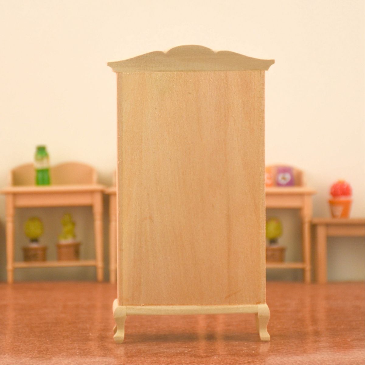 1/12 Miniature Vintage Wooden Cabinet