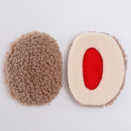 1 Pair Earmuffs Winter Women Warm Foldable Bandless Earmuffs Earlap Ear Covers Warmer Protector(#Beige M)