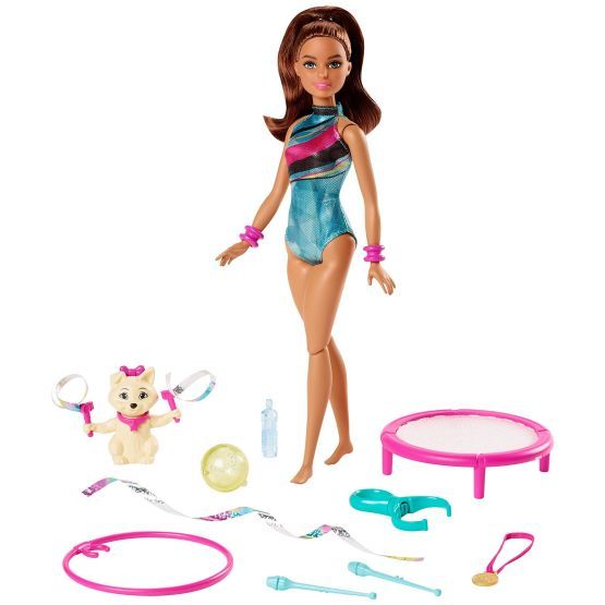 Dreamhouse Adventures Spin N Twirl Gymnast Doll And Accessories