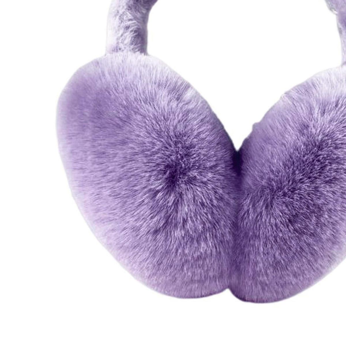 Warm Earmuffs Winter Plush Outdoor Ear Warmer Purple