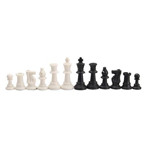 Chess Set Roll-up Leather Mat And Bag