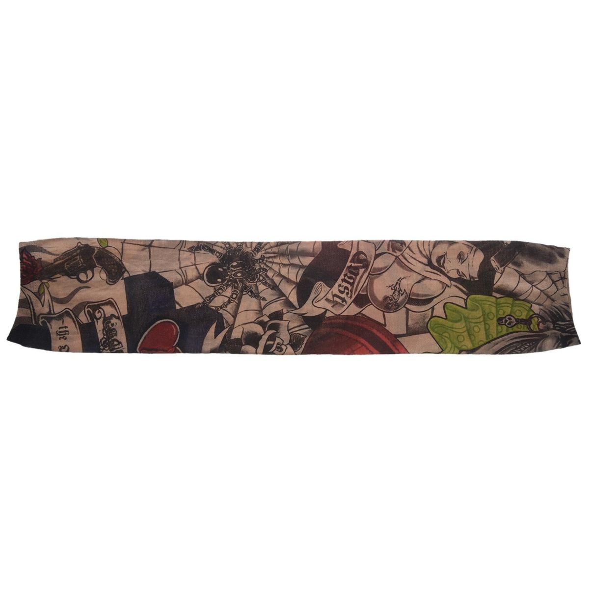 Skull Scorpion Stretchy Temporary Tattoo Arm Sleeve