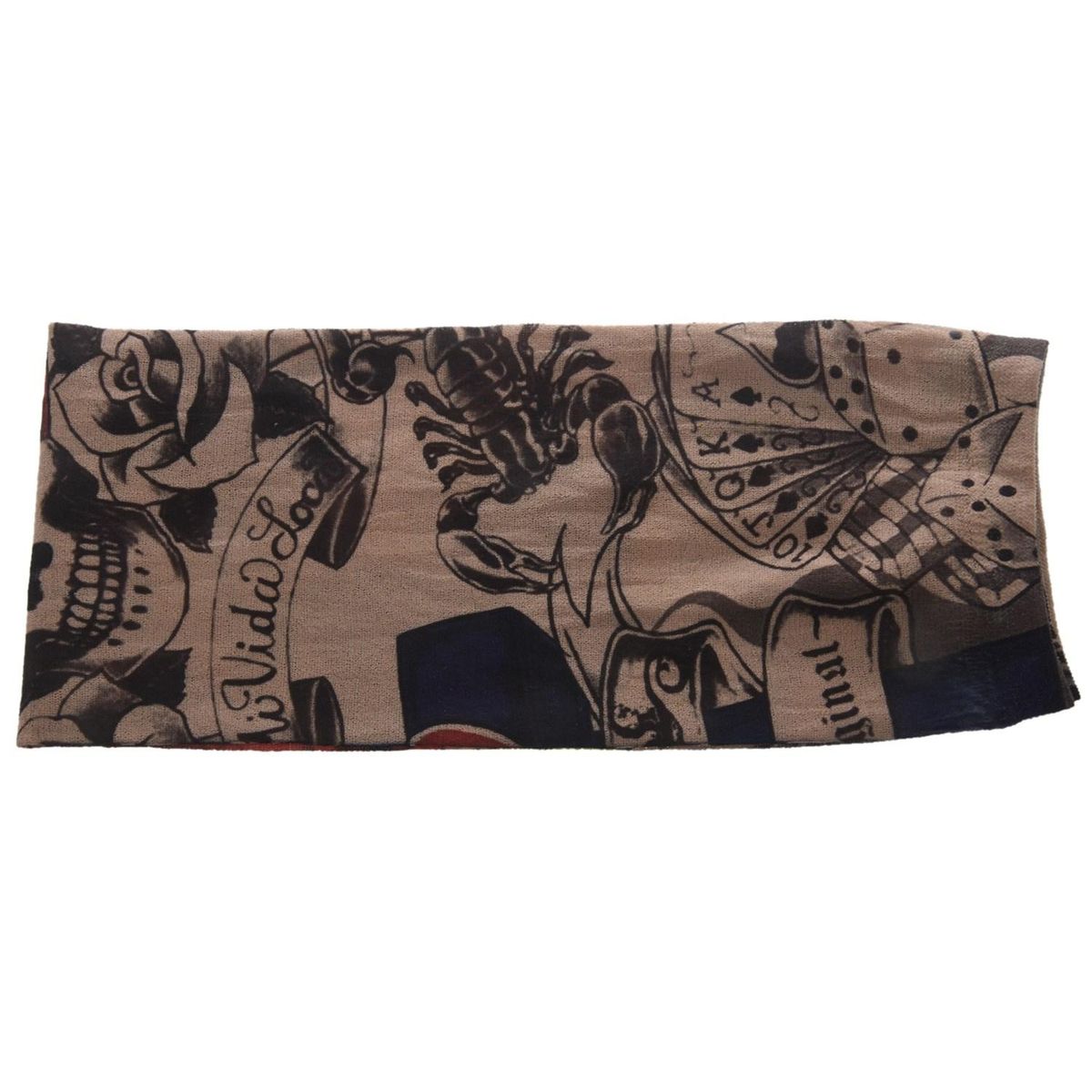 Skull Scorpion Stretchy Temporary Tattoo Arm Sleeve