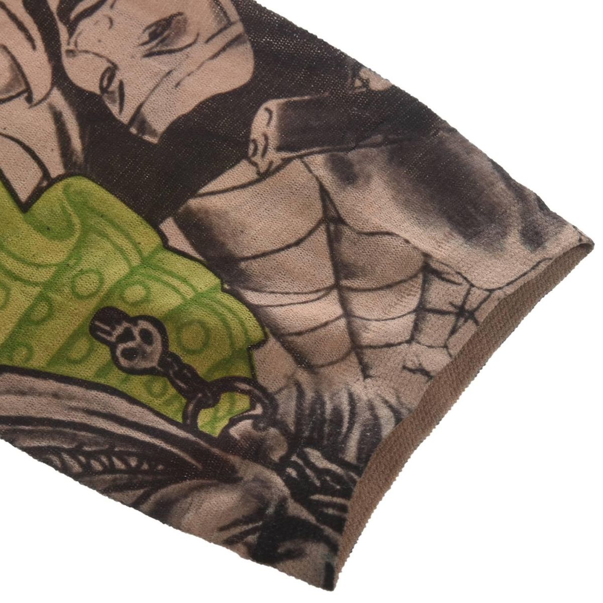 Skull Scorpion Stretchy Temporary Tattoo Arm Sleeve