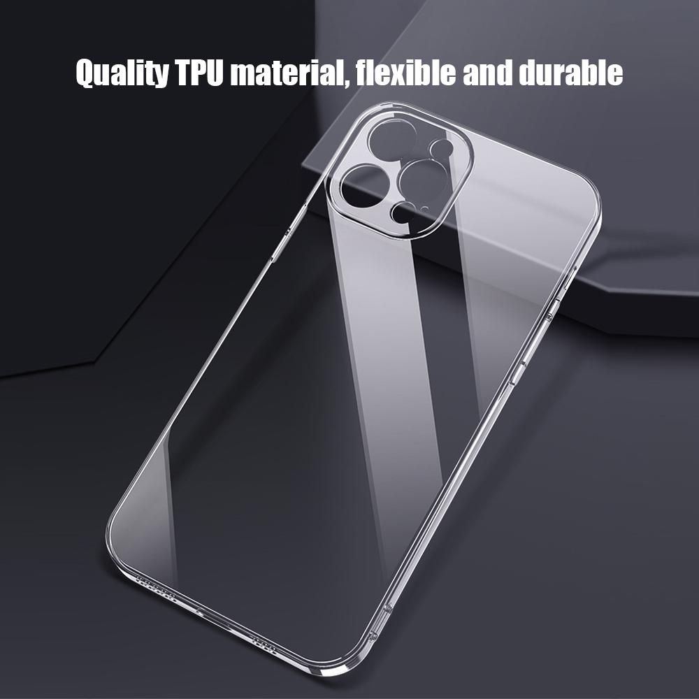 Clear Case Compatible with iPhone 13 Pro Max Crystal Non-Yellowing Slim Thin Shockproof Protective TPU Silicone Phone Case(6.7 inch)