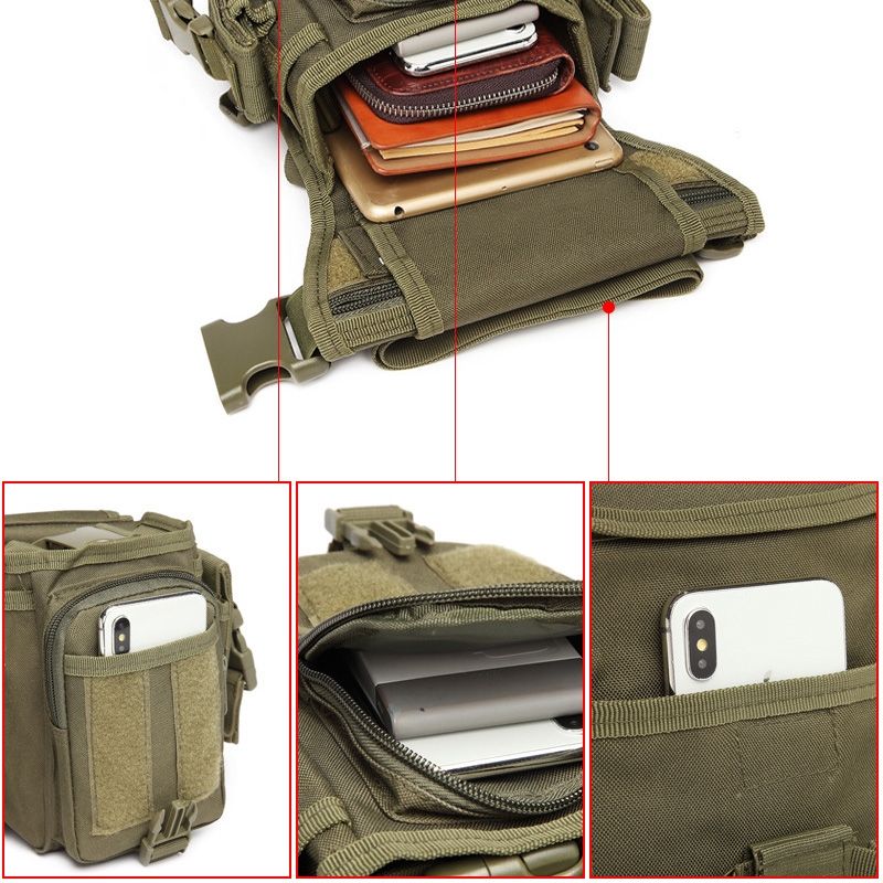 Wild Fishing Portable Outdoor Sports Multifunctional Leg Bag