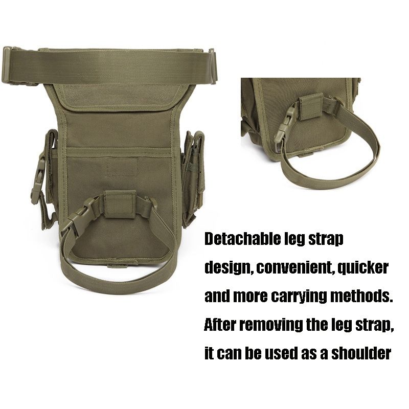 Wild Fishing Portable Outdoor Sports Multifunctional Leg Bag