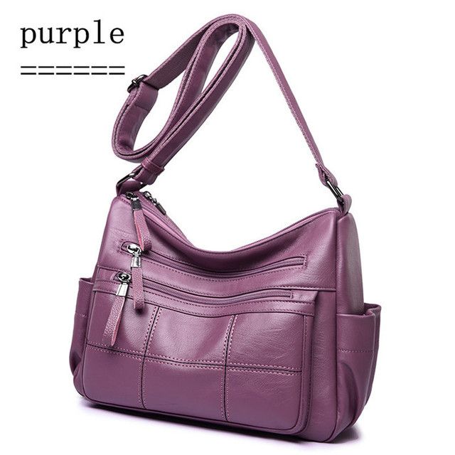 Hot Soft Leather Bolsa Luxury Ladies Hand Bags Female Crossbody Bags Pajama Sets