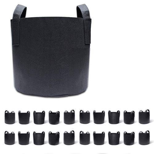 20-Pack 2 Gallon Grow Bags, Fabric Pots Container