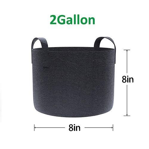 20-Pack 2 Gallon Grow Bags, Fabric Pots Container