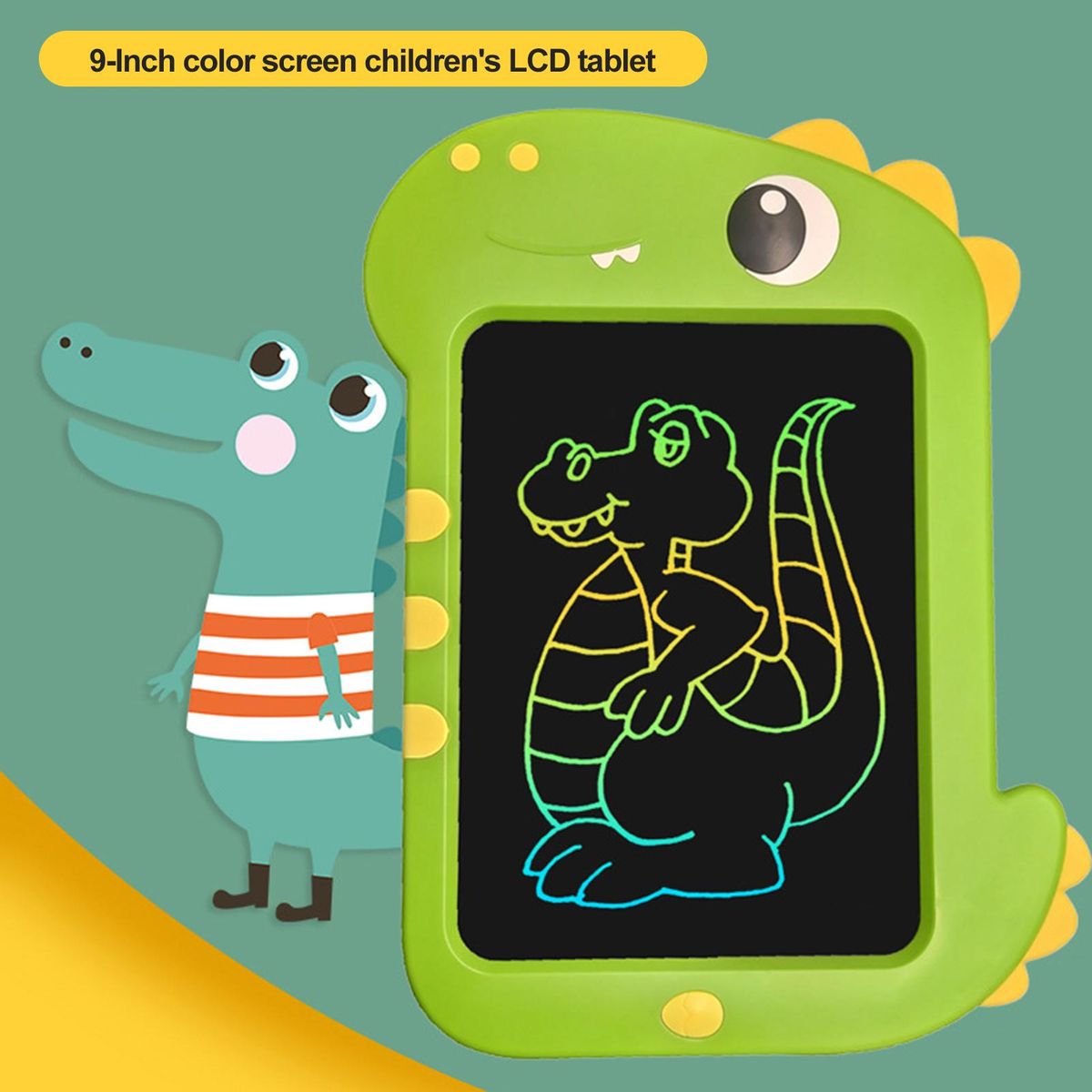 1 Set LCD Writing Board Children Writing Pad Learning Toy B