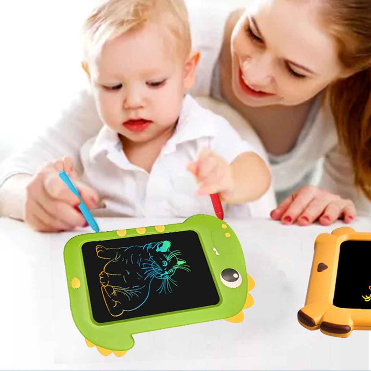 1 Set LCD Writing Board Children Writing Pad Learning Toy B
