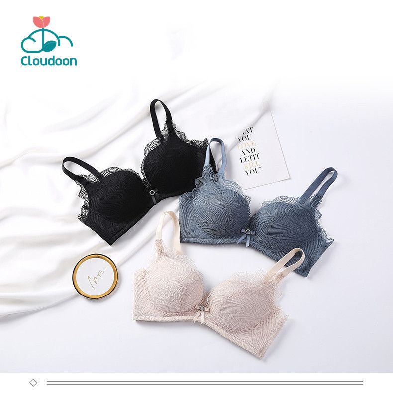 B-Cup Bra For Ladies Push Up Underwear Yellow