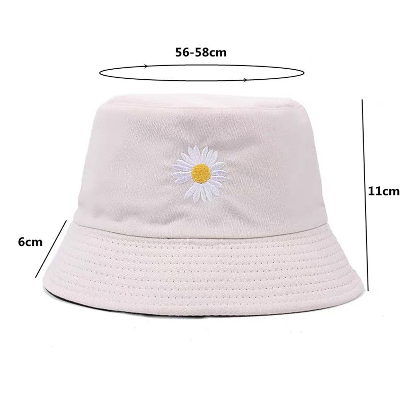 Women Bucket Cap Men Bucket Cap Black And White Reversible Fisherman Cap