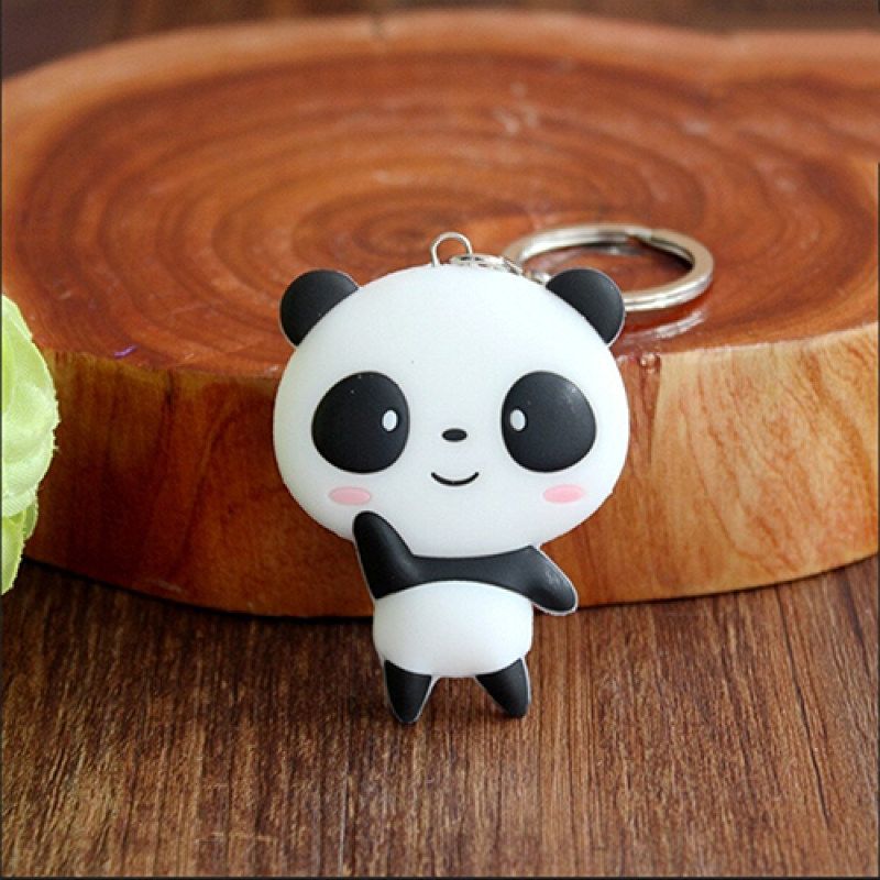 Cute Cartoon Panda Pendant Keychain Bag Handbag Hanging Key-